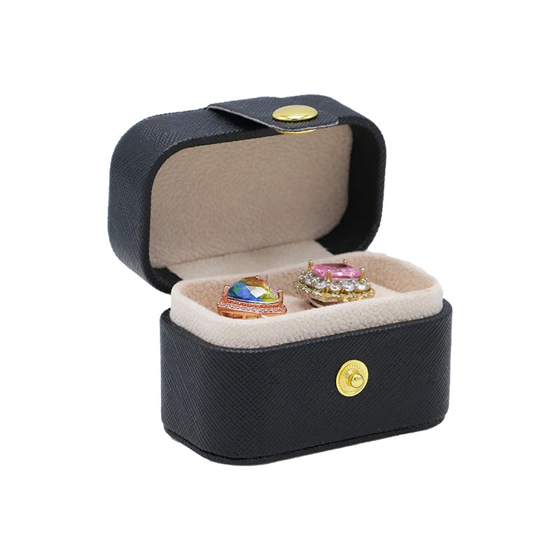 Simple and Portable Jewelry Box Travel Jewelry Bag Earrings Necklace Bracelet Box Mini Ring Box 2023 New Girl Gift