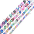2020 Popular Rainbow Moonstone w Flash Healing Energy Gemstone Round Beads Glass Beads for Custom Jewelry Making Supply Strands MegaBDM