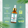 ENVISHA Skin Care Serum Facial Anti Aging Moisturizing Vegan Peptides Hyaluronic Acid Serum