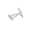 Wholesale vogue Jewelry Findings Sterling Silver Suit Shirt Cufflinks