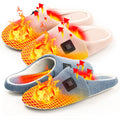 Custom Winter Women's Indoor/Outdoor Electric USB Heated Slippers Carbon Fiber Battery Powered Footwarmer Casual Logo Casual