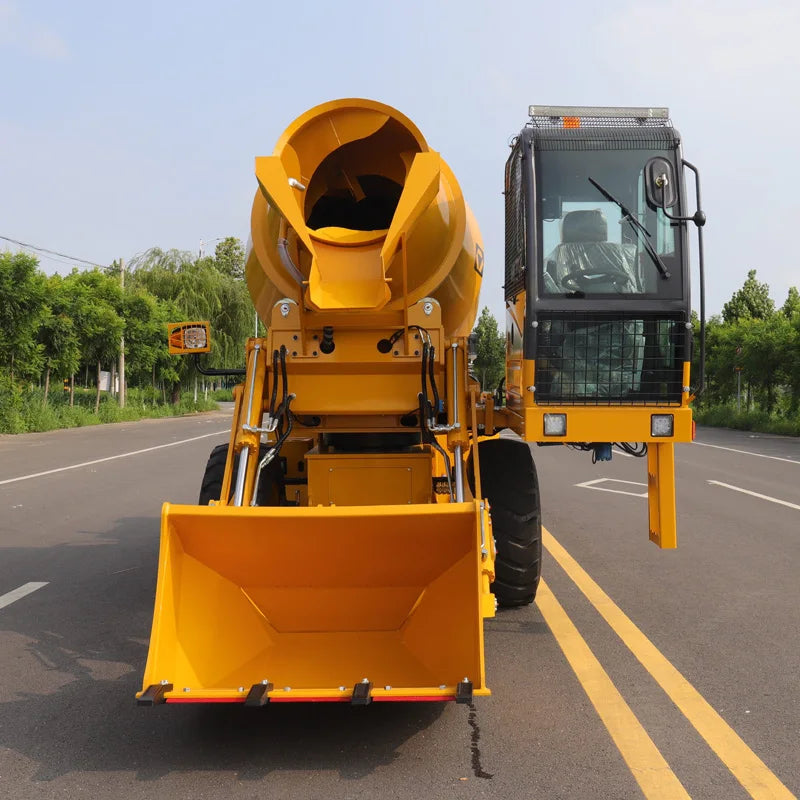 SDXG Fully Automatic Concrete Mixer with Pump Engine Motor Gearbox & Gear-High Efficiency 2-Year Warranty