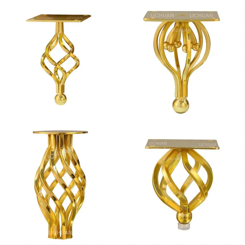 Gold Furniture Hardware Legs Sofa Feet Bed Accessories Tv Cabinet Standing Sofa Metal Couch Legs Furniture Sofa Bed Accessories