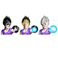 Newest Cool Design Anime Dbzed Character Gohan 3D Lenticular Motion Stickers 3 Flips Waterproof Decor Laptop Desk Manga Decor