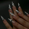 Press on Nail Lujo Multiple Fakenails Fashion French Stiletto Artifical Nails Design Press on Nails Wholesale