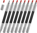 Double Head Silver Metal Scribe Tool Tungsten Carbide Tip Scriber Etching Engraving Pen for Glass Ceramics Metal Sheet DIY Grade