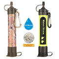 EPA Passed Portable Water Filter Straw Purifier for Camping Hiking Emergency Survival Tool