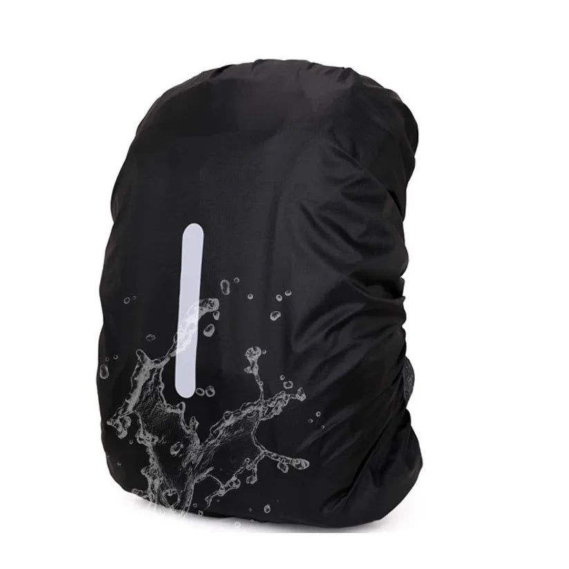 SP23-3299 Outdoor Camping Hiking Backpack Raincover Reflective Stripe Material 20-80L Capacity Unisex Waterproof Dust