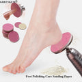 Professional Pedicure Tools Foot Polishing Care Sanding Paper Foot Care Tool Replaceable Nail Pedicure Round Sanding Paper