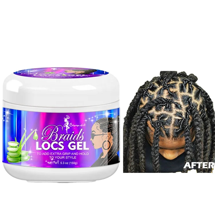 SLAYING LOLLI No Residue No Build-Up Firm Hold Hair Locking Dreadlock Loc Twisting Braid Gel With Your Logo