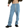 Custom Men's Vintage Streetwear Blank Heavyweight Cotton Loose Jogger Workout Baggy Wide Leg Sweatpants