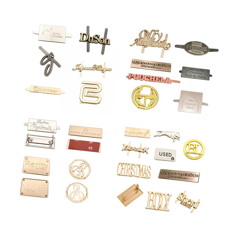 Manufacturer Engraved Name Metal Tag Custom Handbags Metal Logo Plate Label for Bag Hardware