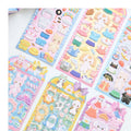 Nekoni Aesthetic Kawaii Dog Cat Bear Panda Animal Dress-Up Foam Decals Puffy Sticker 3D Reusable Stickers Dress up Doll Stickers
