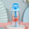 Popular Design Cute Juice Transparent Custom Cups Water Kids Plastic Drink Bottle 450Ml 480Ml Girls Water Cups