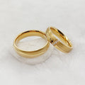 Designer Anniversary Commitment 2pcs Promise Couples Wedding Engagement Finger Rings Bridal Sets 18k Gold Plated Jewelry