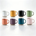 360ml High Quality Custom Logo Laser Engraving Breakfast Milk Pottery Mug Ceramic Coffee Cup for Presents Modern Factory