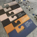 Wholesale Custom Logo Recycled Swatches Fabric Sample Cardboard Display Hanger Tag Header Cards