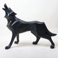 Modern Nordic Style Handicraft Furnishing Resin Wolf Figurine Ornaments for Home Stylish Animal Patterned Crafts