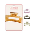 JIRIS Custom Rectangle Side Plain Geometric European-American Style Claw Hair Clips Jiris-1415 Wholesale Candy Color Transparent