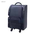 KONCAI Professional Makeup Artist Rolling Trolley case with Multiple Compartments for Travel Luggage Cosmetic Cases
