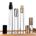 10ml Cosmetics Packaging Containers Clear Glass Bottle Cosmetic Glass Travel Spray Lotion Glass Aluminum Pump Spray Bottle