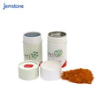 100% Recycled Material Custom Aluminum Foil Food Grade Cylinder Paper Tube Composite Cans for Paprika