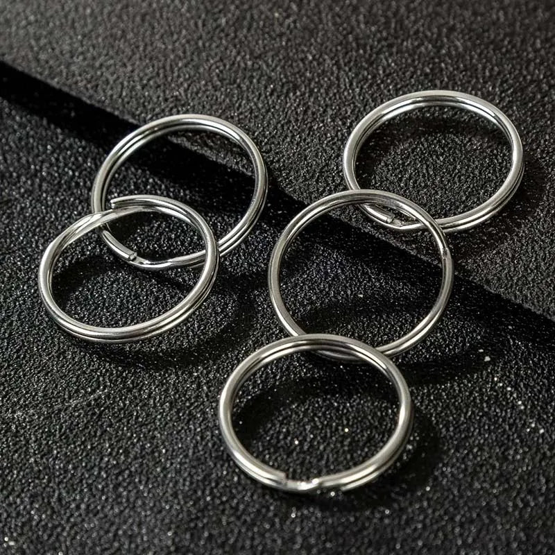 Heavy-duty Split Key Rings Ideal for Organizing Keys Attaching Accessories and Connecting Hardware