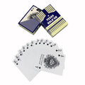 Customised Custom Logo Printing Black Waterproof Pvc Plastic Playing Poker Game Cards Deck in Bulk With Box
