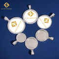 Fast Delivery Fashion Jewelry Necklaces 925 Sterling Silver Photo Pendant GRA Vvs Moissanite Iced Out Picture Pendant