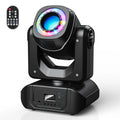 50W LED Moving Head Light 8 Gobos 8 Colors Spotlight by DMX 512 Sound Activated with Remote Control Stage Lights