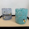 100% Handmade Glass Votive Holder for Easter Christmas & All Occasions-Candle Jar Cup for Juice or Dinner Parties