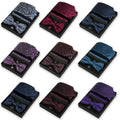 Shengzhou Men's Tie Set With Bow Ties Pocket Squares Cufflinks Polyester Material Comes With Gift Box