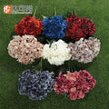 DKB Flower Factory Wholesale Silk Artificial Flower Hydrangea Bouquet for Wedding Decoration