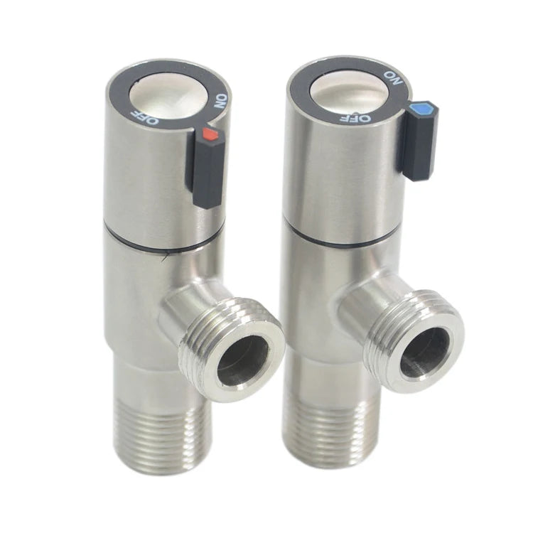Bathroom Fittings Angle Valve Brushed Nickel Water Stop Angle Valve Hot Sell