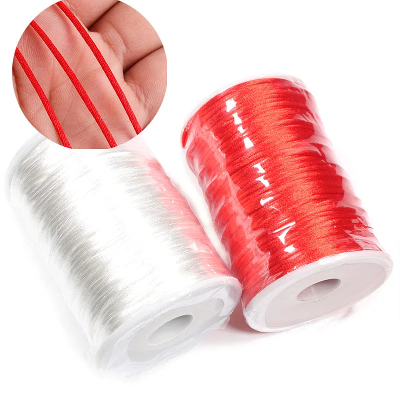 Premium Bulk Rattail String 3mm 5mm Thick Braiding Cord Beading Crochet Home Decor Craft Projects