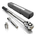 3PCS High Precision Dual Range Scales Click Torque Wrench Set 10-160FT-LB/13.6-217.1Nm Torque Wrench for Bike Car Repair