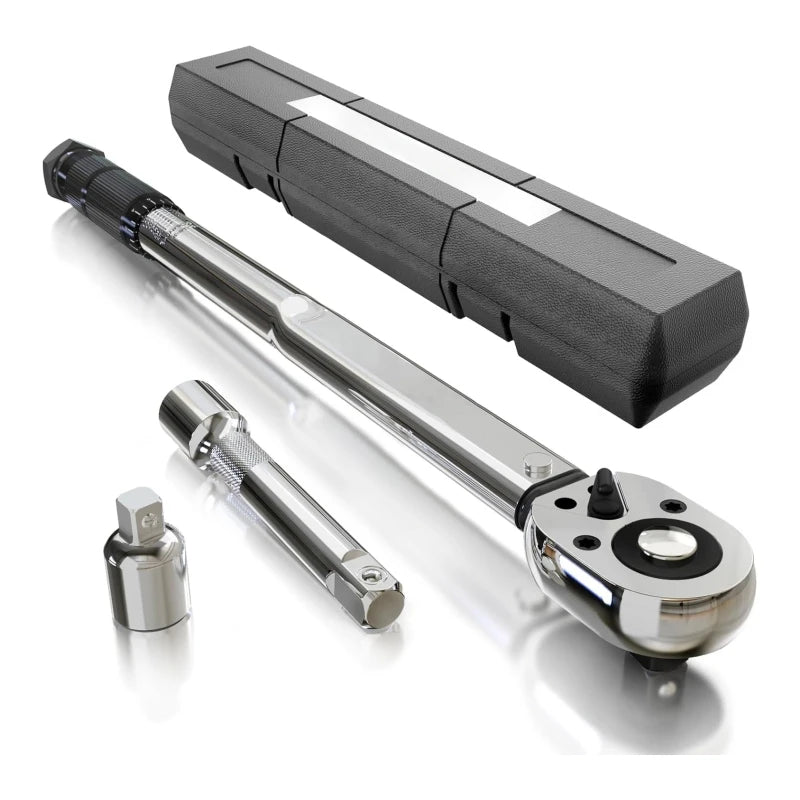 3PCS High Precision Dual Range Scales Click Torque Wrench Set 10-160FT-LB/13.6-217.1Nm Torque Wrench for Bike Car Repair