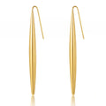 Luxury Jewelry 18K Gold Plated Tear Drop Dangle Earrings Chunky Stainless Steel Gold Earrings