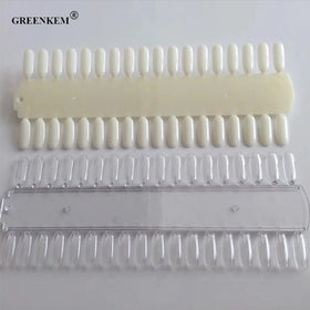 36 Color Acrylic Tips Nail Practice Chart False Palette DIY Polish Nail Art Display Tips