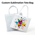 Prosub Wholesale Classic Plain Sublimation Shopping Bag Eco-Friendly Reusable Customized Logo Blanks Non Woven Tote Bags