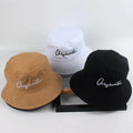 Custom Mens Womens Cheap 100% Cotton Fold up Embroidered Sun Bucket Hat