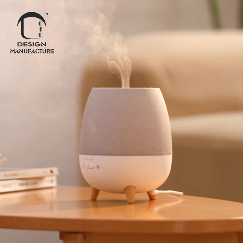 Mini 300ml Electric Plastic Essential Oil Diffuser with Timing Function Portable Household Air Humidifier for Home & Hotel Use