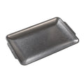 Stackable Food Serving Trays Set Snowflake Gray Matte Dinner Plates for Korean BBQ Restaurant Baking Display Dessert Steak Pasta