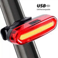 USB Rechargeable 600mAh LED Bike Tail Light IPX6 Waterproof ABS/PC Material Bicycle Rear Safety Warning Light