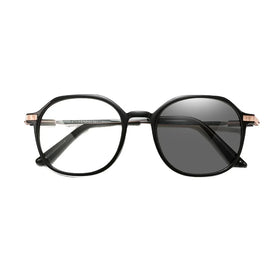 2024 New Anti Blue Light Glasses for Women Polygonal Photochromic Glasses
