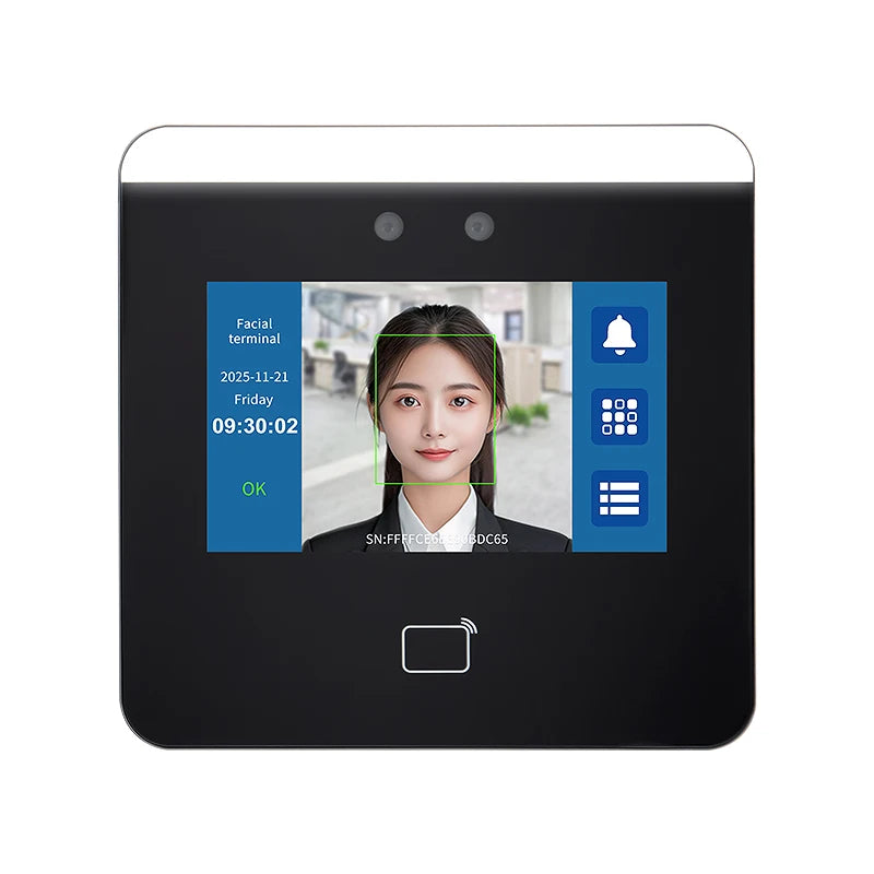 Yokoscan Xface40H Multifunctional Access Control Terminal Dynamic Face/RFID/Password/QR Code Recognition Standalone Multiple