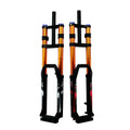 DH MTB Fork Mountain Bike DH AM Suspension Air Resilience Oil Damping Rebound Adjustment 27.5 29ER 110*15MM Support 3.0IN TireAM