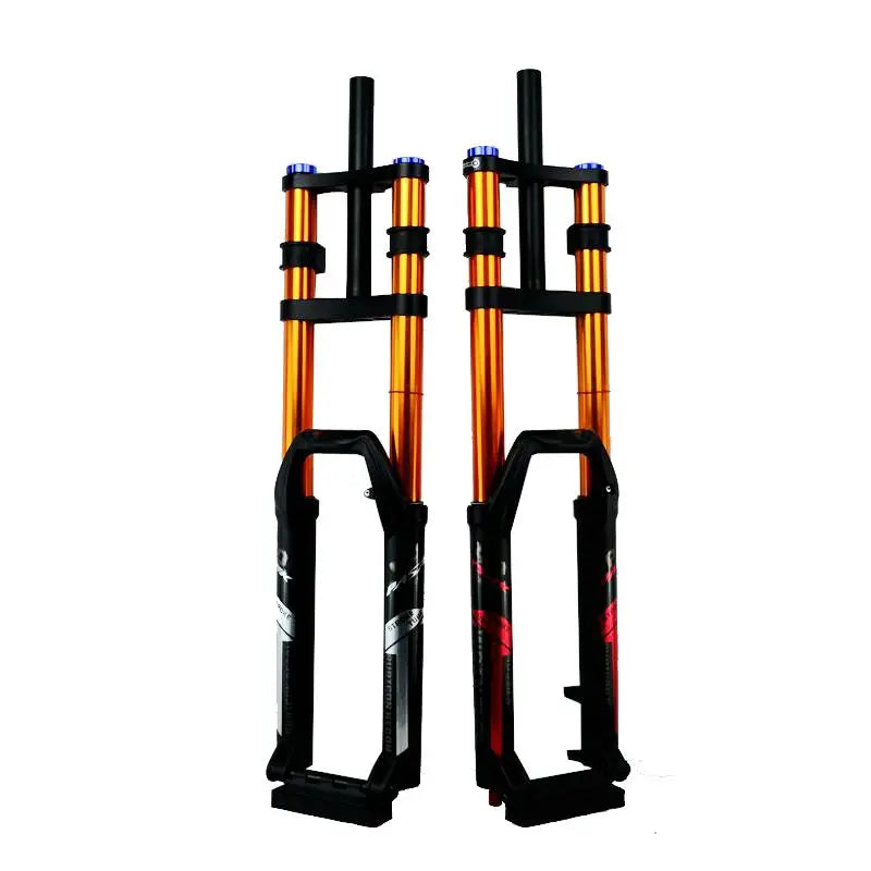 DH MTB Fork Mountain Bike DH AM Suspension Air Resilience Oil Damping Rebound Adjustment 27.5 29ER 110*15MM Support 3.0IN TireAM