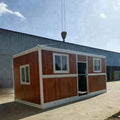 Portable Prefabricated Steel Container House 20ft 40ft for Office & Hotel Use Foldable 2-3 Bedroom Mini Living & Bathroom