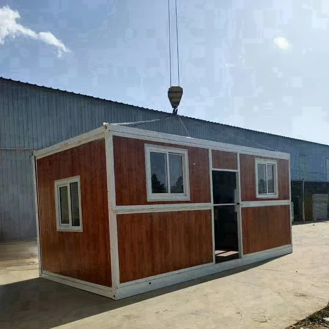 Portable Prefabricated Steel Container House 20ft 40ft for Office & Hotel Use Foldable 2-3 Bedroom Mini Living & Bathroom
